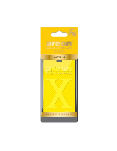 Αρωματικό αυτοκινήτου Areon X Card, Βανίλια