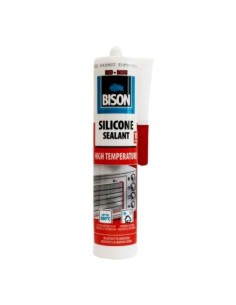 Bison High Temp Red Silicone 280ml