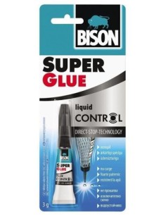 Super Glue Control Cianoakrilát Ragasztó Bison 3g