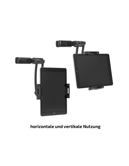 Premium Heyner Flexible Tablet Car Holder with Headrest Mount