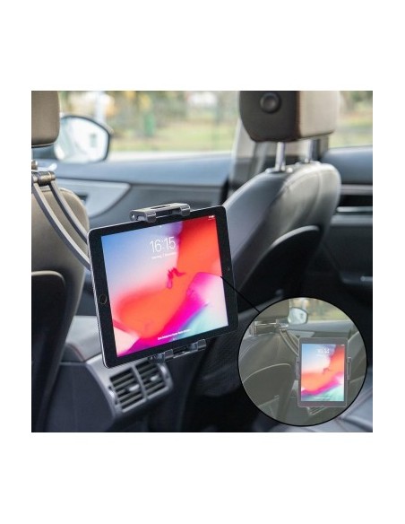 Premium Heyner Flexible Tablet Car Holder with Headrest Mount