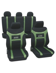 Universal Chair Covers Set Super Speed Petex Green-Black