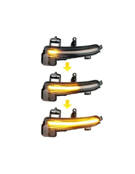 Set 2 Dynamic LED Mirror Indicators for Skoda Superb MK3 A7 2016-2019
