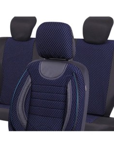 City Blue Black Chair Cover Set 2
