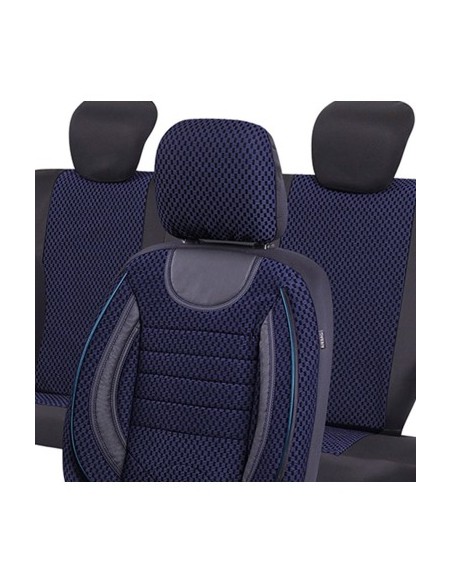 City Blue Black Chair Cover Set