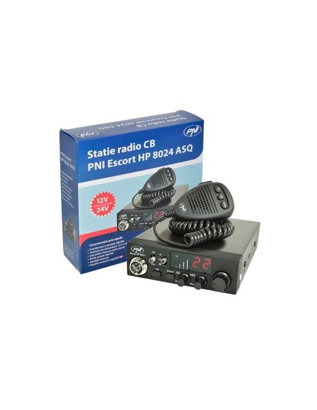 CB Radio Station PNI Escort HP 8024 ASQ Power Supply 12V-24V