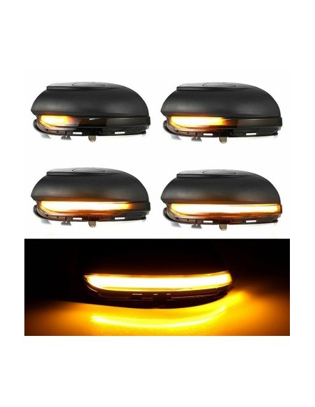 Set of 2 Dynamic LED Mirror Indicators compatible with VW Golf 6, Touran