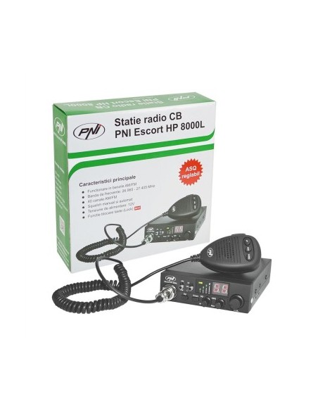 Kit Σταθμός ραδιοεπικοινωνίας CB PNI ESCORT HP 8000L ASQ + Κεραία CB PNI ML70