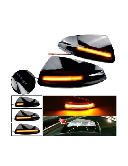 Set of 2 Dynamic LED Mirror Indicators for Mercedes-Benz C Class W204, S204, Vito, Viano W639