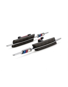 Set of 2 Smoke LED Wing Indicators for BMW E46 Facelift...
