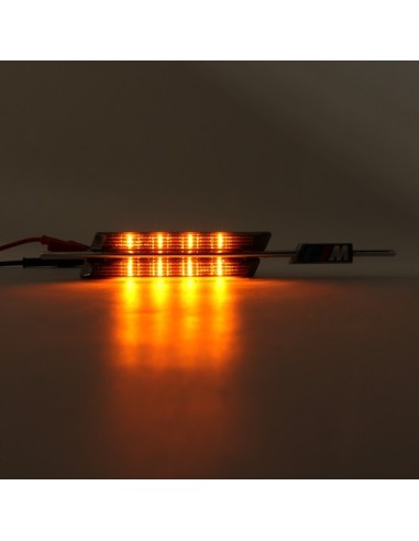 Set of 2 Smoke LED Wing Indicators for BMW E46...