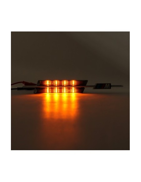 Set of 2 Smoke LED Wing Indicators for BMW E46 Facelift 2002-2005
