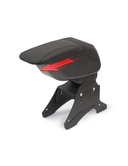 Universal car armrest with storage compartment, Black