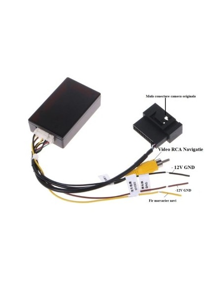 Aftermarket rear camera video interface for navigation compatible with VW, Skoda, Seat, Audi MI-20