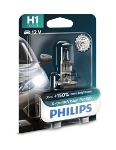 Λάμπα αυτοκινήτου Philips H1 X-TREME VISION PRO +150% 12V...