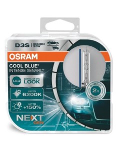 Set 2 car bulbs XENON D3S Osram Xenarc Original Cool Blue...