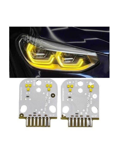 Angel Eyes DRL CSL Style Yellow Module Set for BMW X3 G01, X4 G02