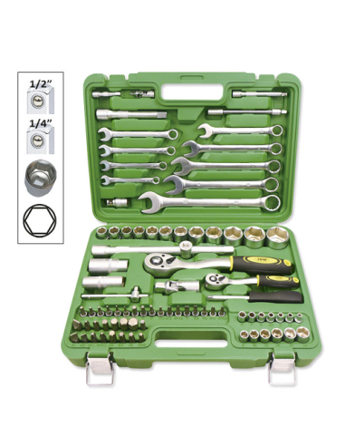82-Piece Hexagonal Socket Tool Set