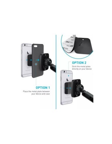 Magnetic car phone holder with...