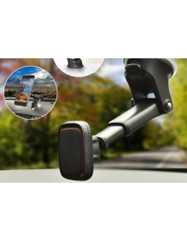 Magnetic car phone holder with...