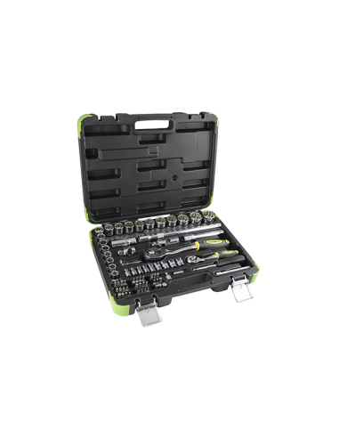 12 Piece Socket Set with 74 Pieces