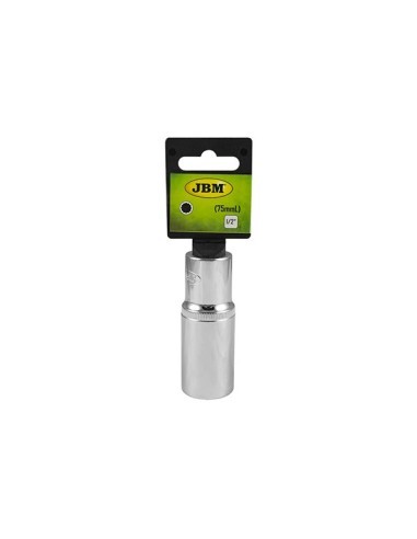 Chrome Bihexagonal Long Socket - XZN 1/2 15MM