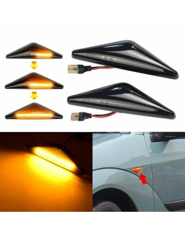 Σετ 2 Σηματοδότες LED Δυναμικοί για Ford Focus...