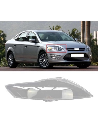 Γυαλί φαναριού δεξιά για Ford Mondeo MK4 (2008...
