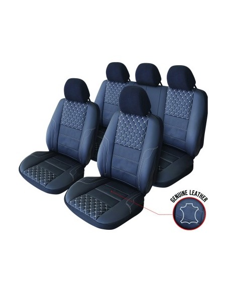 Exclusive Leather Queen Black Chair Cover Set Umb-W, Umbrella