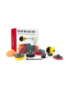 Set of 22 adaptable cleaning brushes for drill Amio