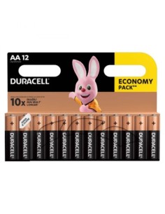 Duracell R6 Basic Batteries, AAK12 alkaline 12pcs