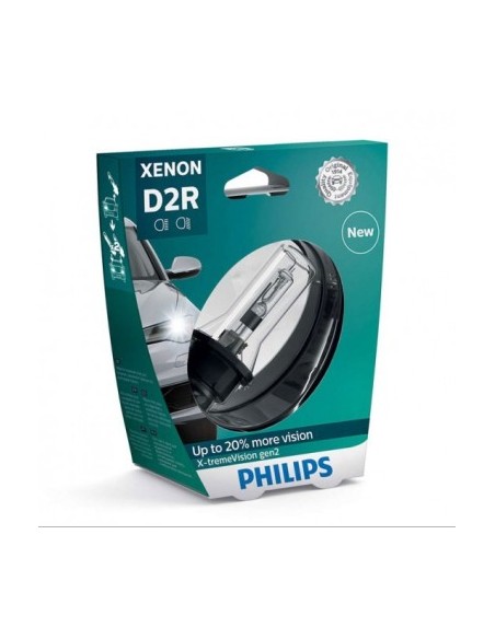 Philips D2R X-tremeVision Gen2 Xenon Car Bulb, 4800K, 85V, 35W,