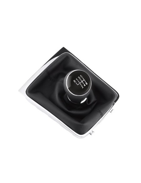 Gear knob with sleeve compatible with Volkswagen Passat B7 models, 6 speeds