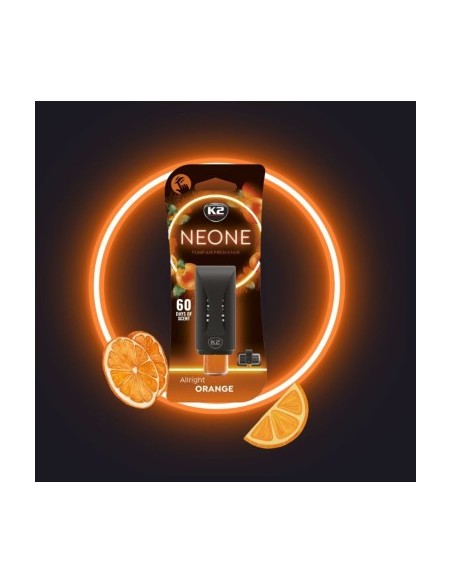 Автомобилен ароматизатор K2 Neone, Оранжев, 6ml