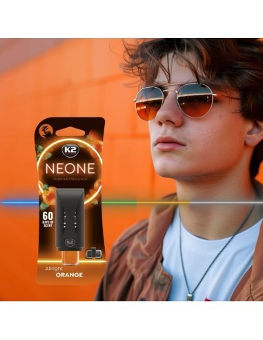 Автомобилен ароматизатор K2 Neone, Оранжев, 6ml