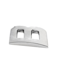 3D Car Ornament Letter B 26 MM Chrome 2