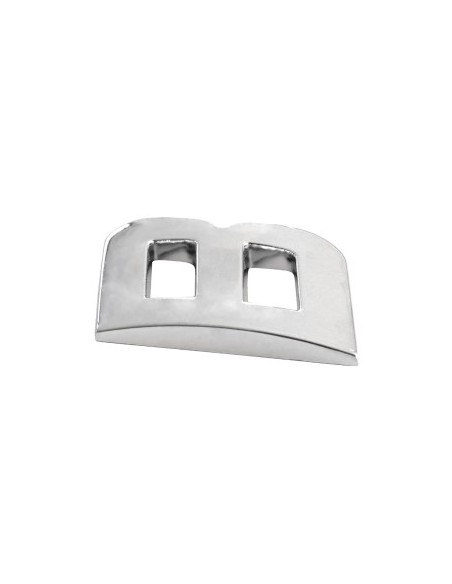 3D Car Ornament Letter B 26 MM Chrome