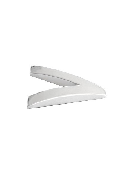 3D Car Ornament Letter V 26 MM Chrome