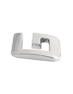 3D Car Ornament Letter G 26 MM Chrome 2