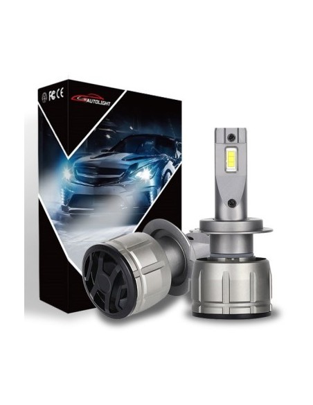 Set of 2 H7 Canbus LEDs, 60W, 10,000 Lm, 12V