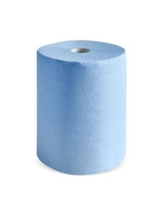 Industrial roll paper 34 x 38 cm, Mega Blue 3 500, 3 ply,...