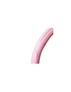 Pink Leather Steering Wheel Cover 37-39cm 2