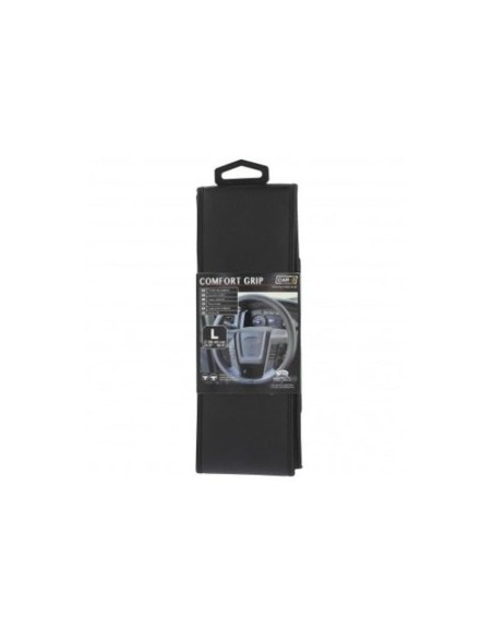 Husa Volan Confort Grip μαύρη μέγεθος ραφής μαύρη L 39- 40 cm