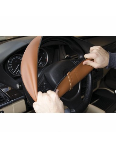 Comfort Grip Steering Wheel Cover brown size L...