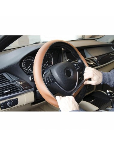 Comfort Grip Steering Wheel Cover brown size L...