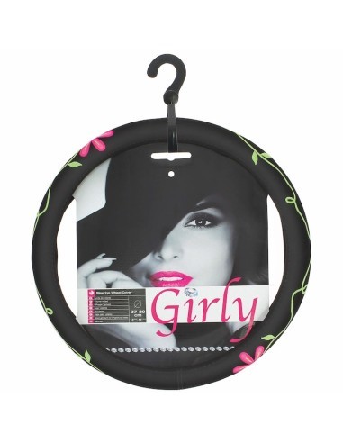 Steering Wheel Cover with Flowers “Flower Power” 37-39cm