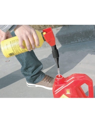 Universal funnel with neck attachment for...