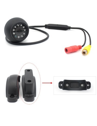 Infrared Rearview Camera 12V - 24V for Trucks,...