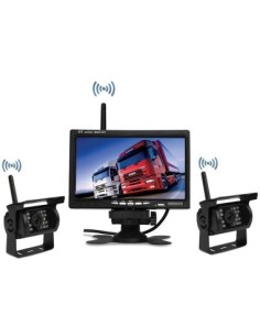 Wireless reversing kit with 2 cameras and 9" display...
