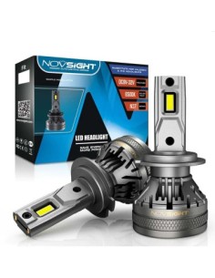 Set of 2 H7 Canbus LED Lights for Car Headlights, Power...